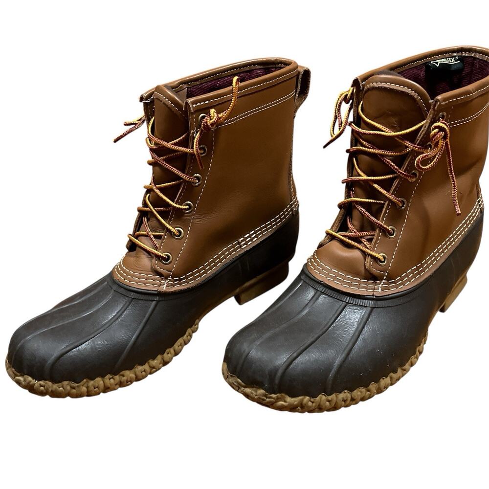 LL Bean Boots Men’s Size 10M Gore Tex Thinsulate 3M Duck USA Waterproof 212080